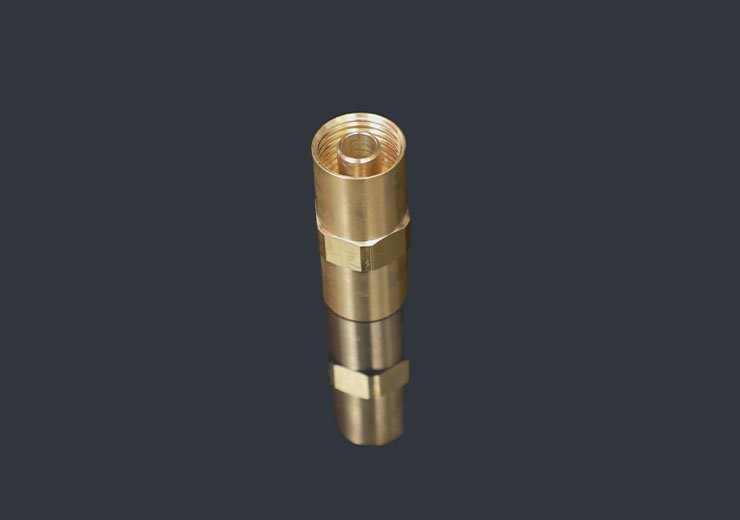 Brass CO2 Nipple